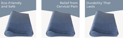 Cervical Pillow | Neck Pillow to Maintain Correct Posture of the Neck & Spine Alignment