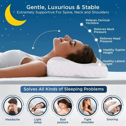 Cervical Pillow | Neck Pillow to Maintain Correct Posture of the Neck & Spine Alignment
