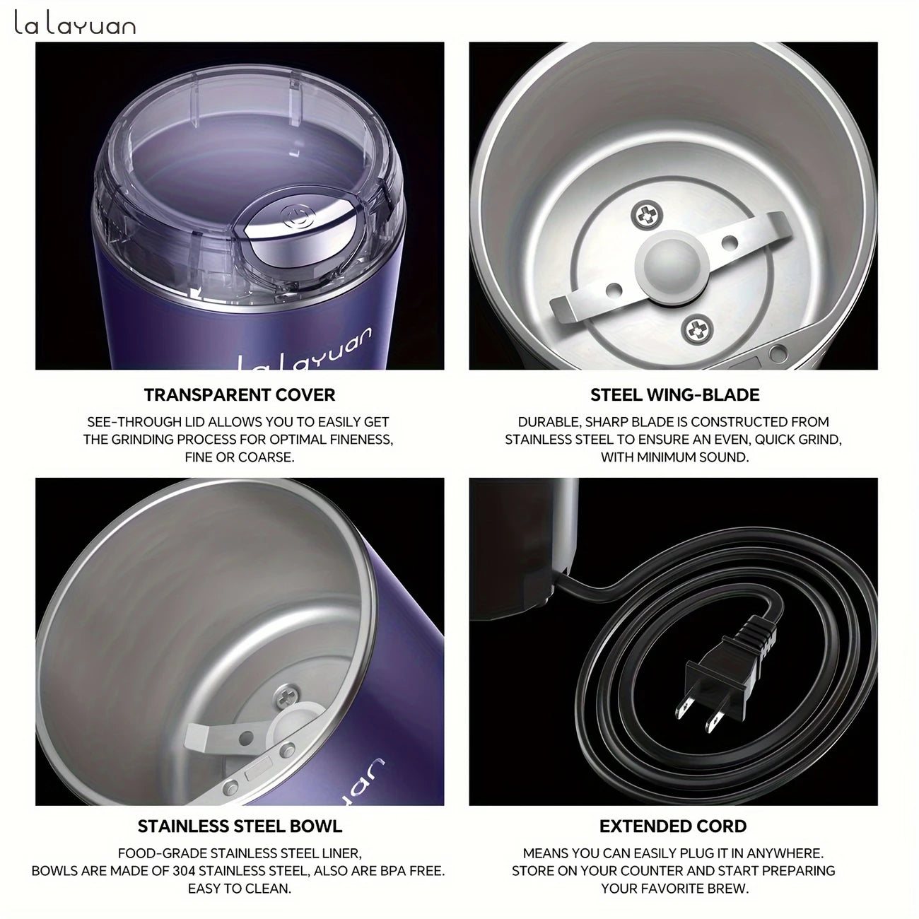 Electric Coffee and Spice Grinder