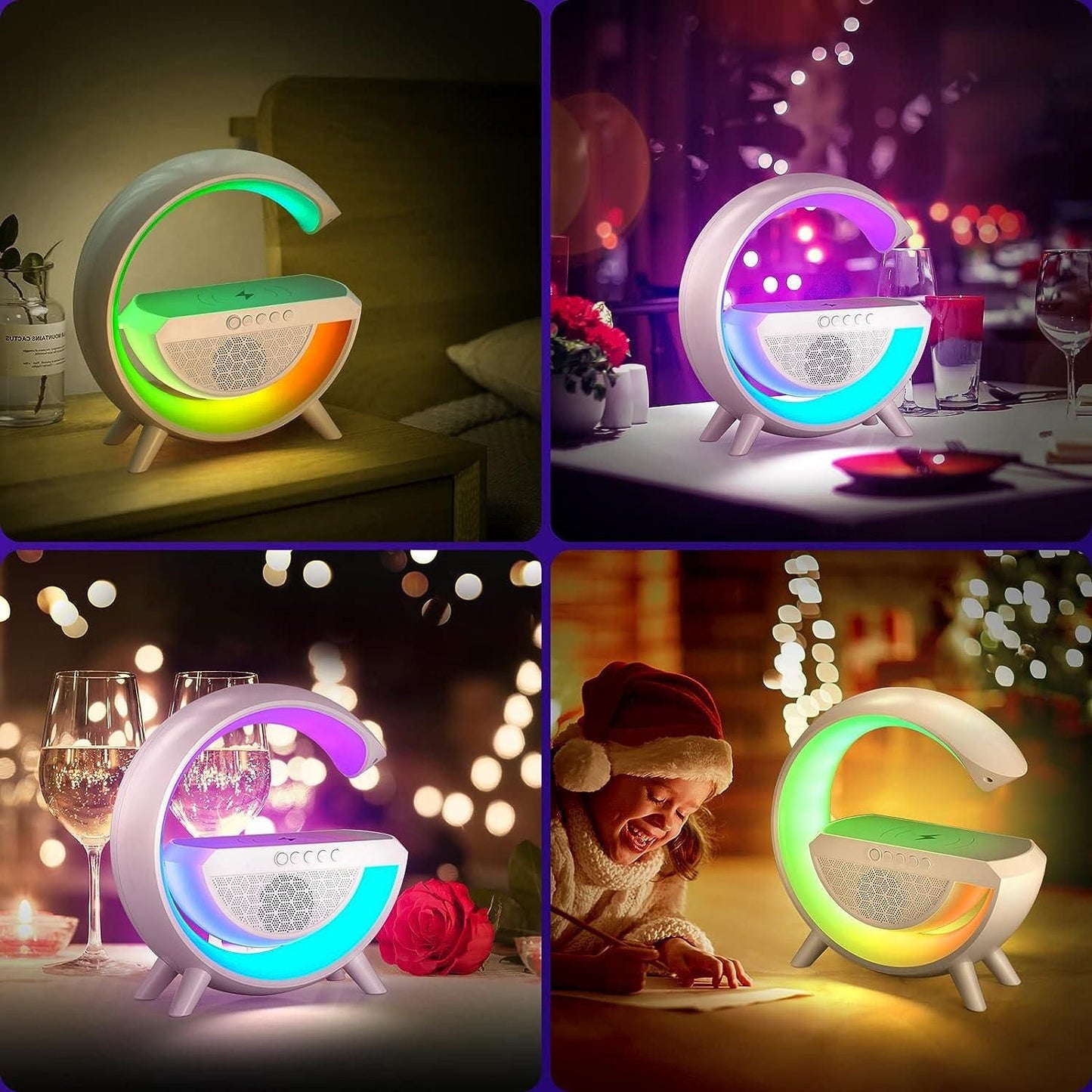 Shoppie® - Wireless Charging Atmosphere Lamp with Bluetooth Speaker™